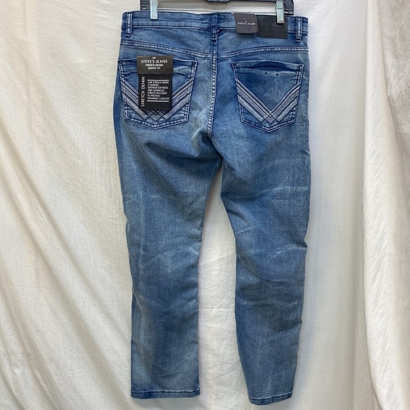 Steve’s Jeans Stretch Denim Skinny Fit W32xL30 Color: Ceder - Picture 3 of 8